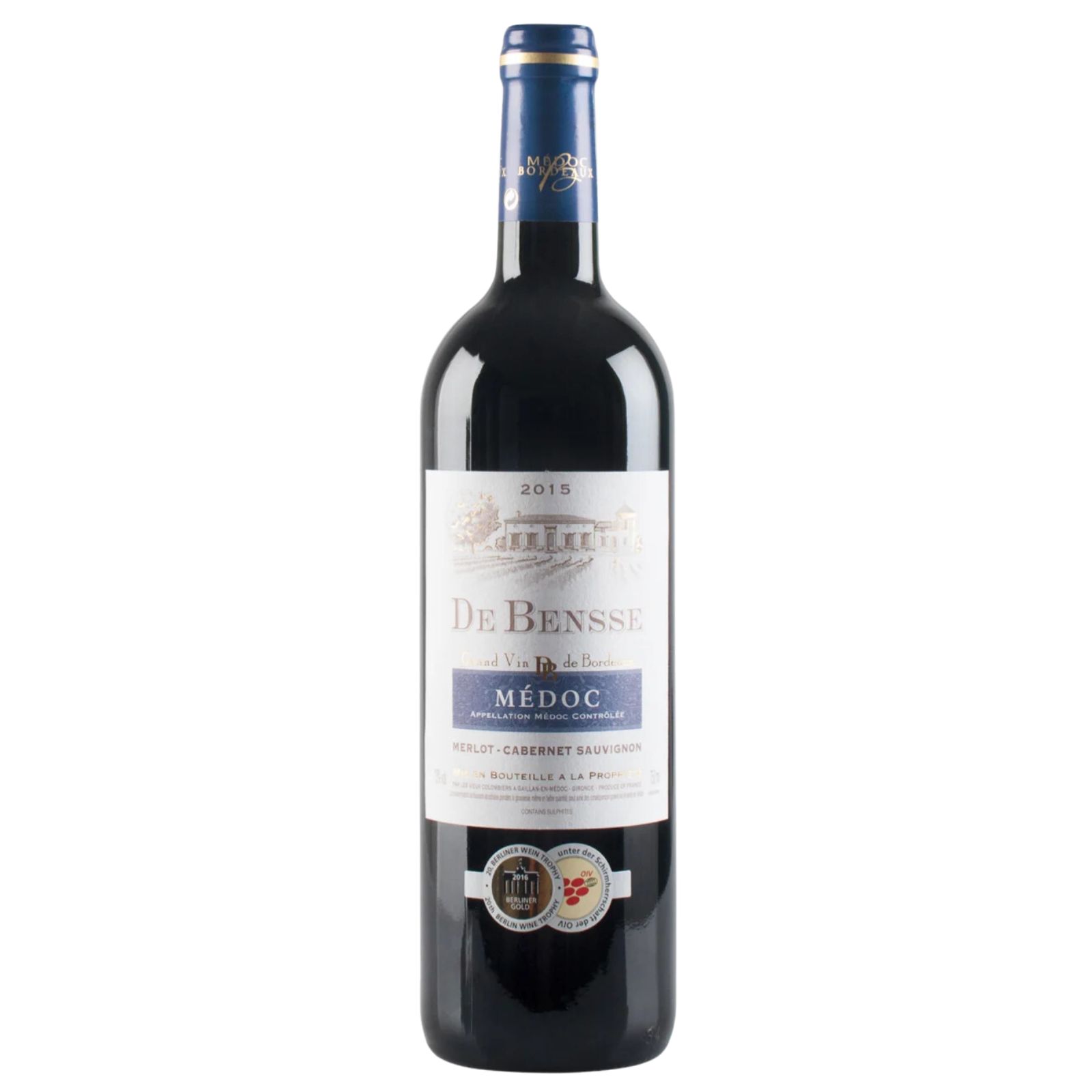 Vin rosu De Bensse, A.O.C. Medoc 2016, Bordeaux, Franta 0.75l
