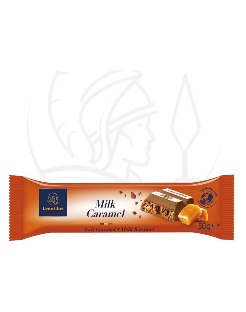 Baton ciocolata lapte-caramel sarat 50g - imagine 3
