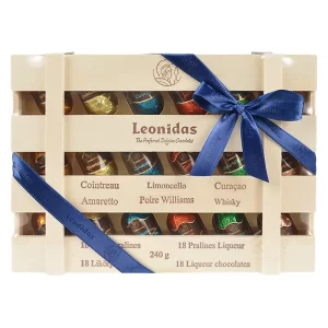 Caseta praline cu lichior