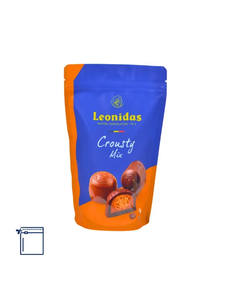 Ciocolata belgiana Crousty Pocket 200g - imagine 2