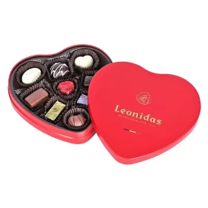 Praline belgiene Tin Heart (9 praline)