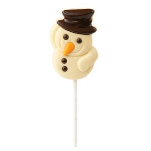 Lollipop Om de zapada Ciocolata Alba 35g