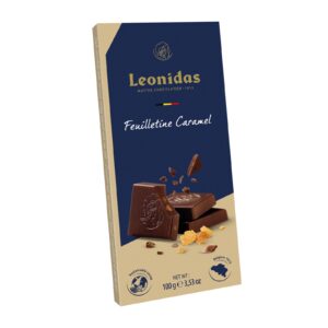Tableta feuilletine caramel ciocolata neagra 100g